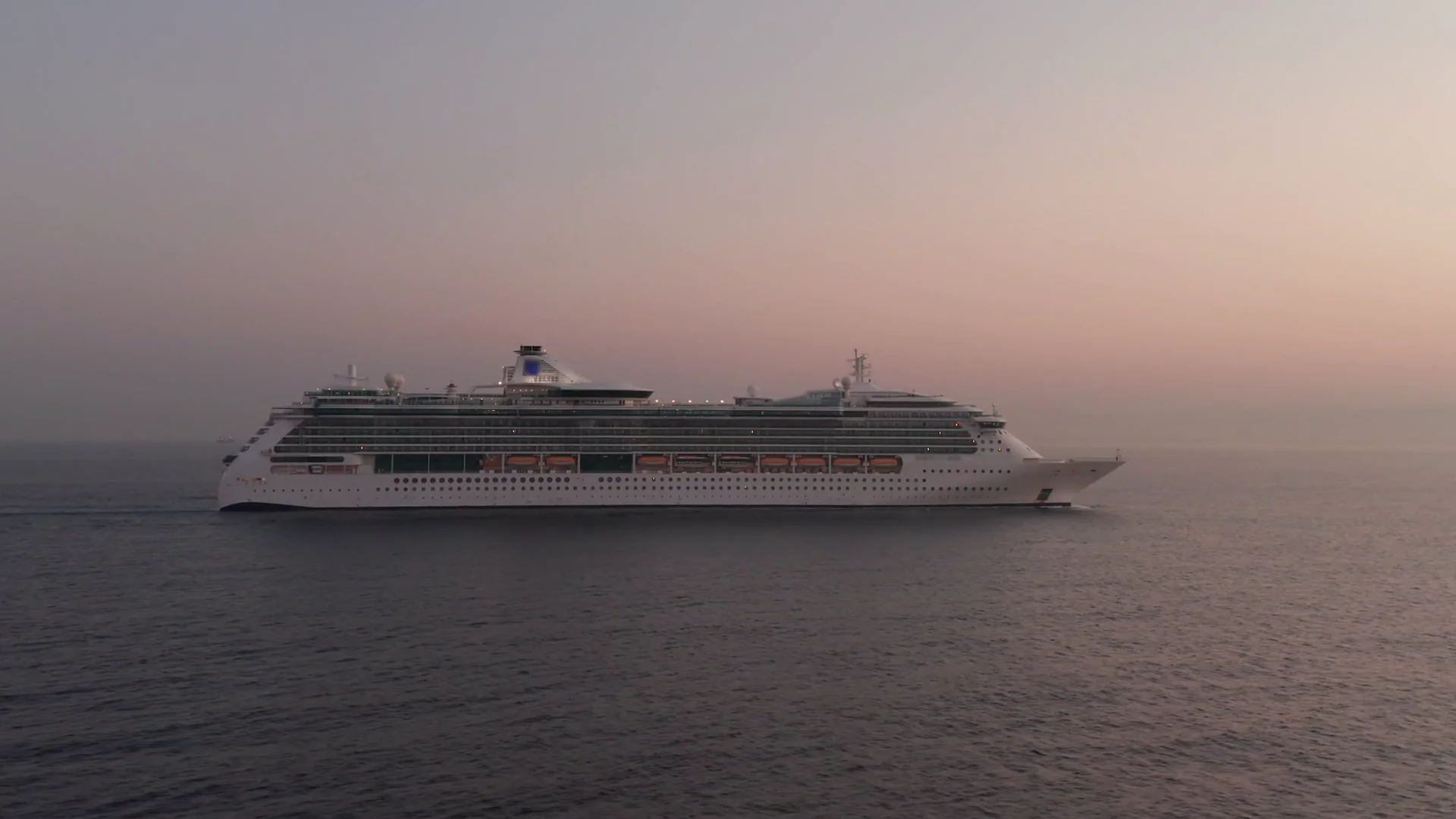 A small ship at anchor